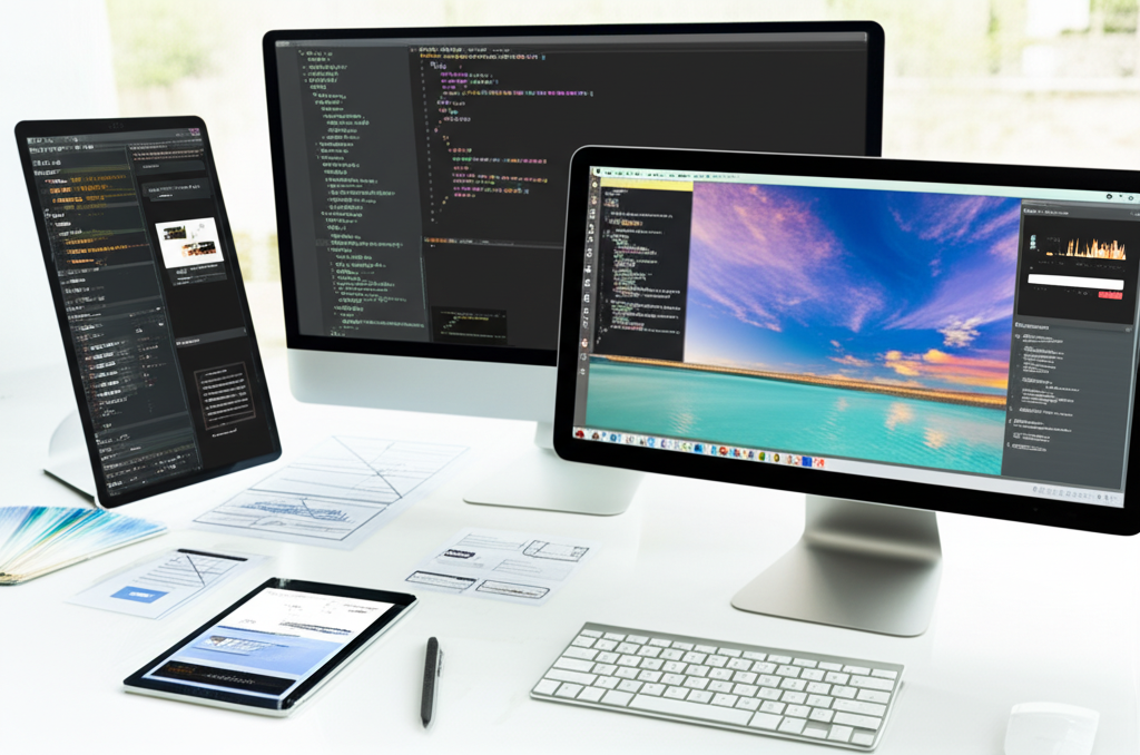 Website Development Mockups
